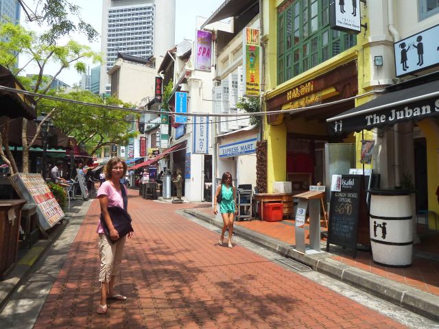 Der «Clarke Quay» in Singapur vor dem Bankenviertel.